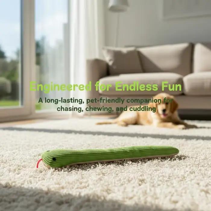 Jouet en peluche interactif pour chat et chien, avec son de froissement, pour l'entraînement quotidien des chatons et des chiots