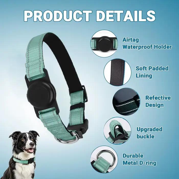 Collier pour chien avec support AirTag