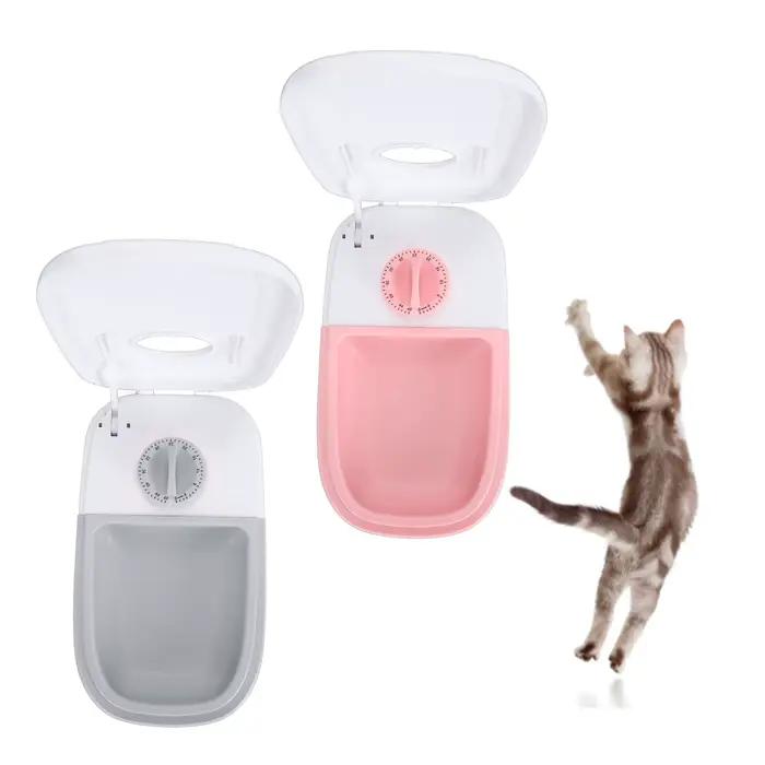 Mangeoire automatique pour chiens et chats, aliments secs et humides, séparation des repas doubles, repas quantitatifs réguliers, alimentation saine