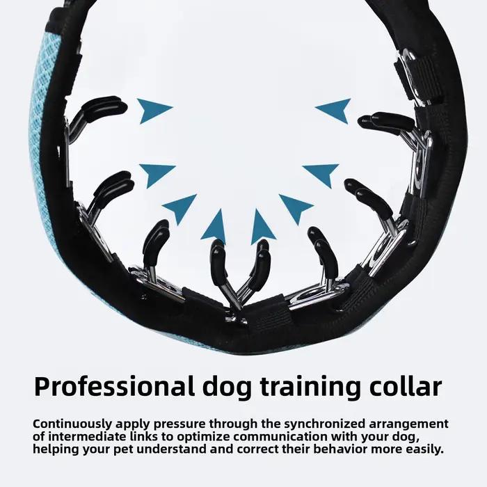 Collier d'entraînement anti-choc pour chien avec barbelures