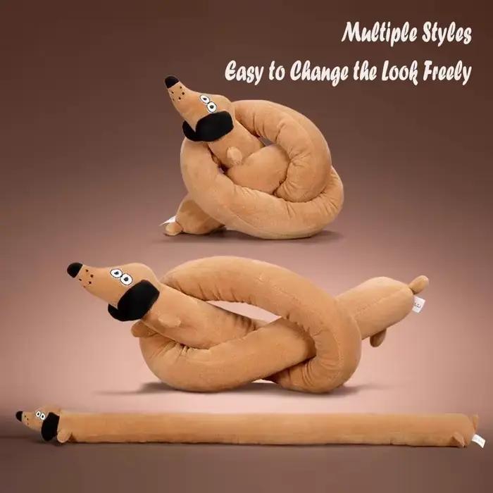 Peluche Teckel Longue et Moelleuse
