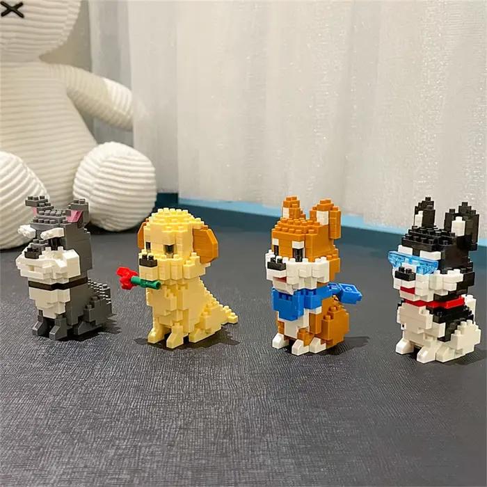 Micro mini blocs de construction pour chien de compagnie