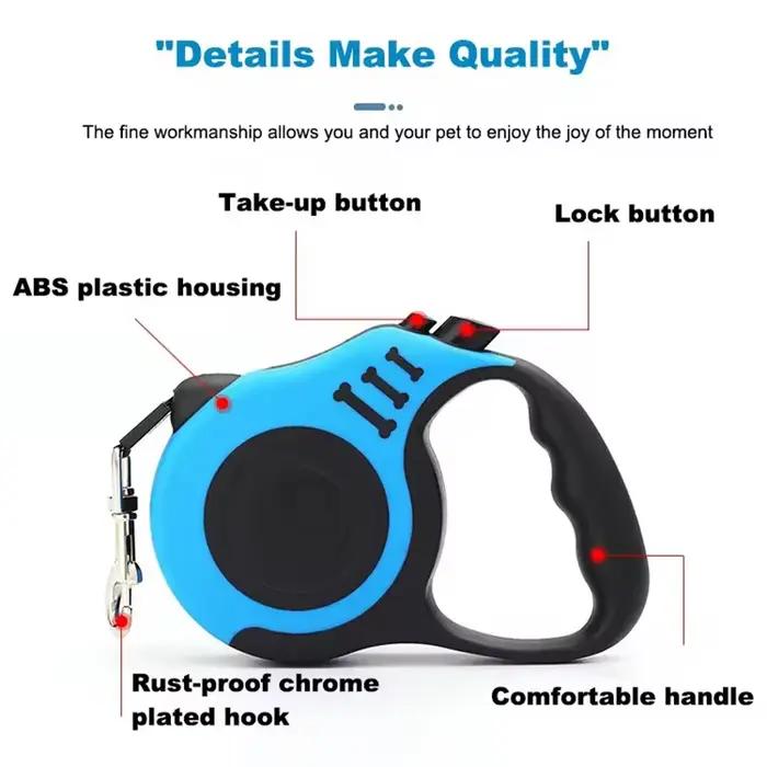 Laisse rétractable pour chien