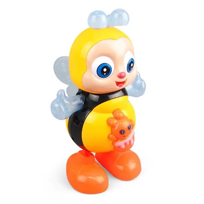 Jouets pour chiens danse abeille jouet jouets électriques Musical électronique dessin animé abeille jouets éducatifs interactif chant jouets pour animaux de compagnie fournitures
