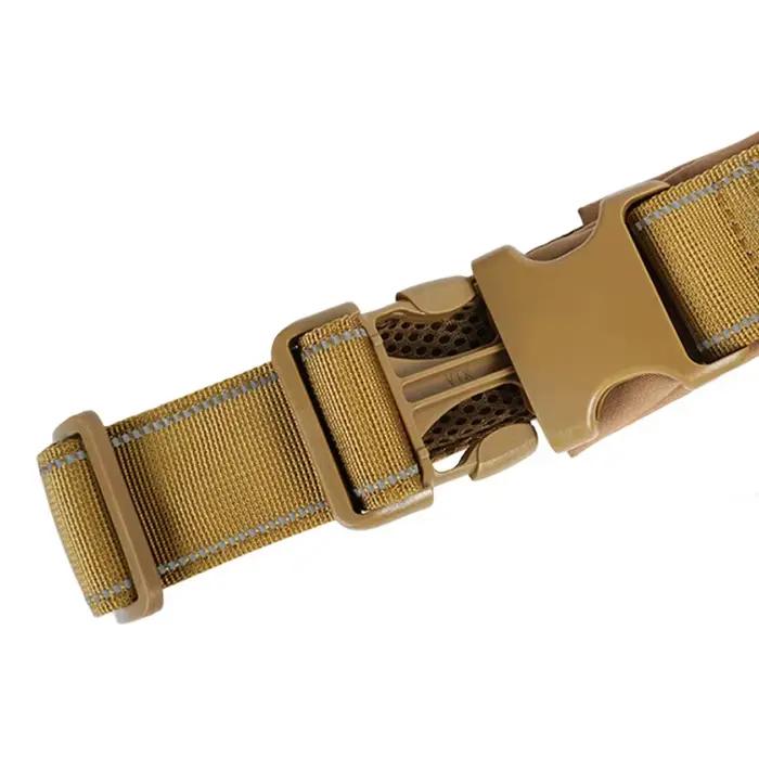 Harnais tactique anti-traction pour chien - Nylon 1000D réglable pour grands chiens