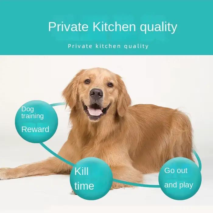 Collations pour animaux de compagnie nourriture pour chien grains de bœuf 430g