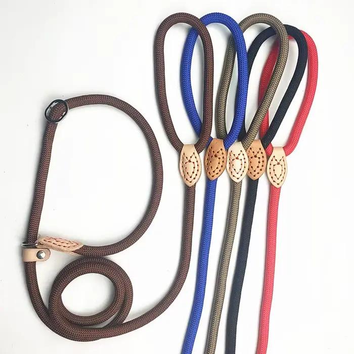 Collier d'entraînement pour chien anti-émeute en nylon main P corde étendue épaissie incassable