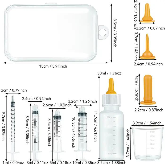 Tétine d'alimentation pour animaux de compagnie : Tétine pour chaton, tétine pour chiot, distributeur de lait en poudre ; Biberon d'allaitement pour chiot pour l'alimentation au lait des petits animau