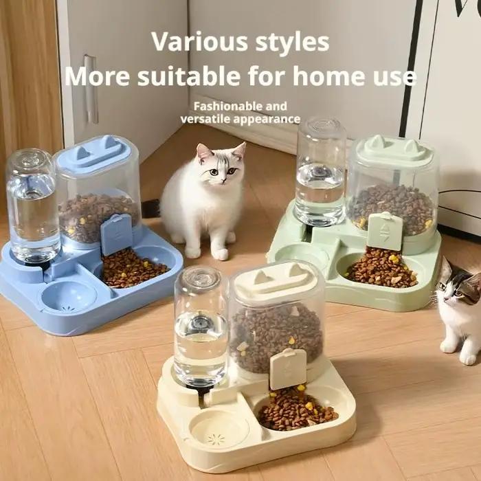 Mangeoire et abreuvoir automatique pour chat