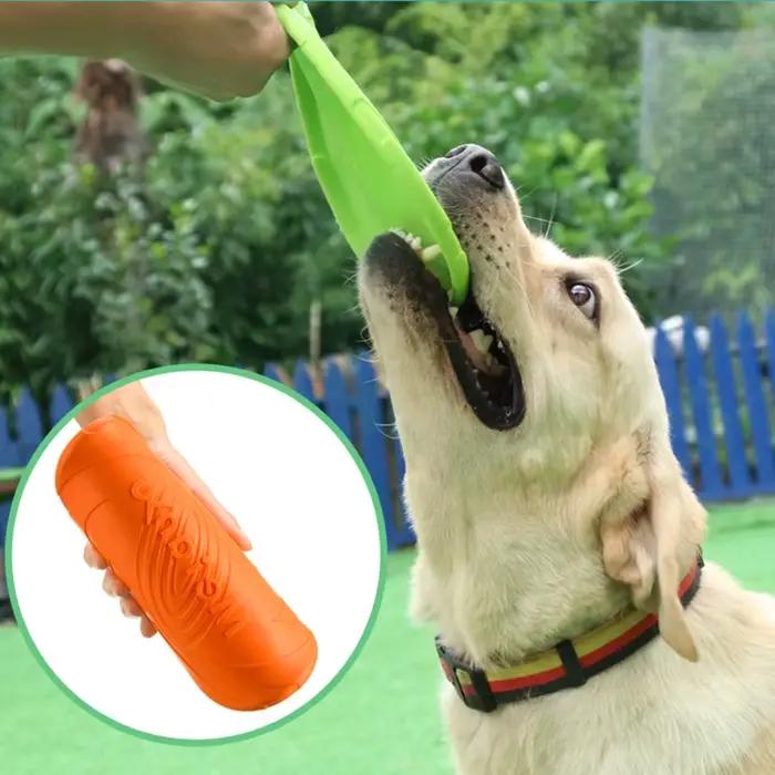 Jouets pour chiens, disque volant en Silicone