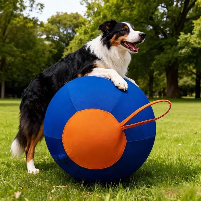 Balle interactive pour grands chiens