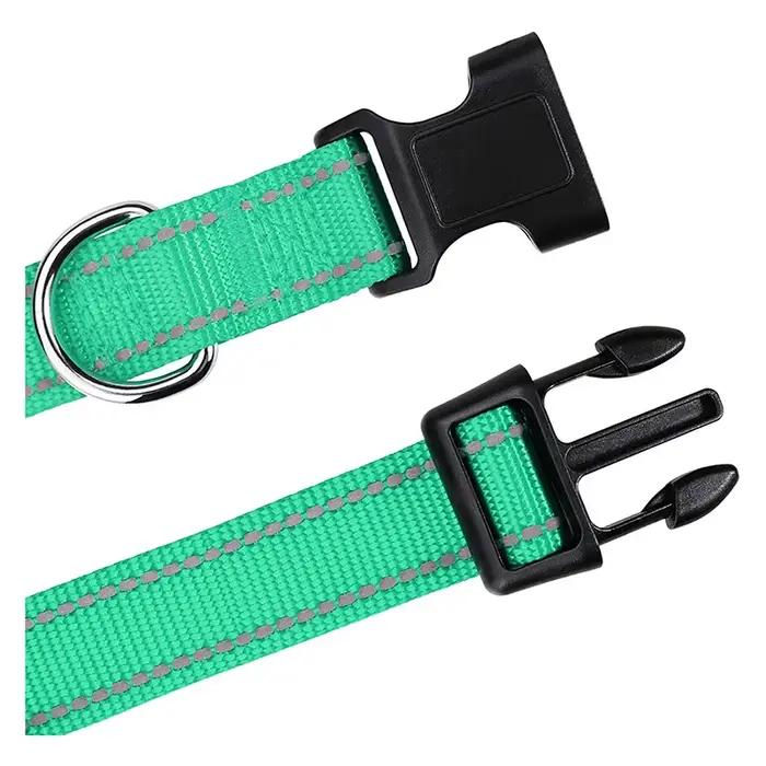 Collier pour chien en nylon réfléchissant