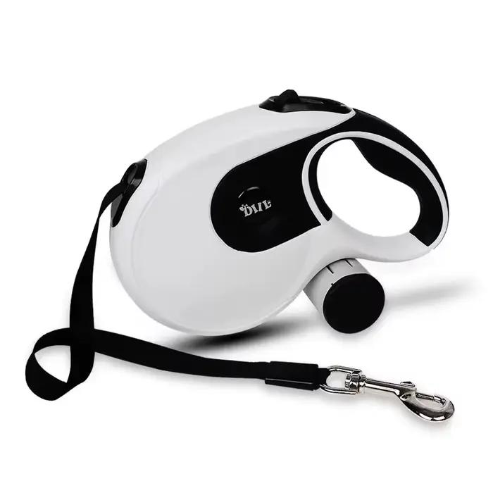 Laisse pour chien rétractable automatique