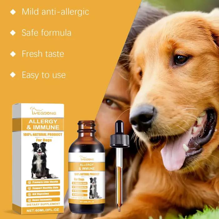 Complément alimentaire immunitaire pour chiens contre les allergies