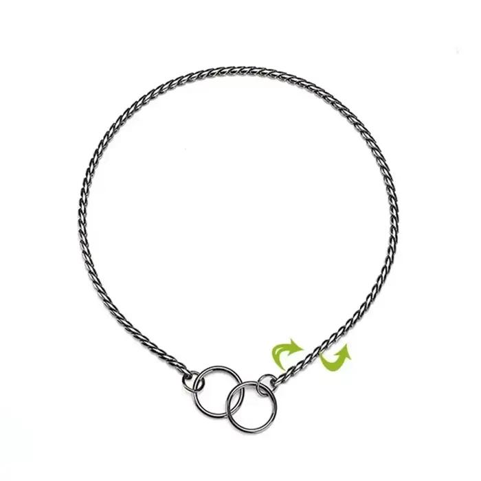 Collier ras du cou en forme de serpent pour chien