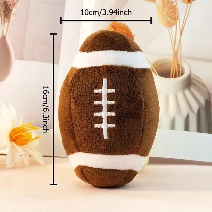 Jouet pour chien en forme de ballon de football et de rugby : Jouet interactif pour l'entraînement des chiots, jouet à mâcher pour soulager les dents et amuser les chiens énergiques