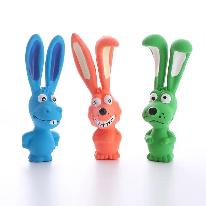 Jouet pour chien, lapin coquin, jouet à mâcher en latex