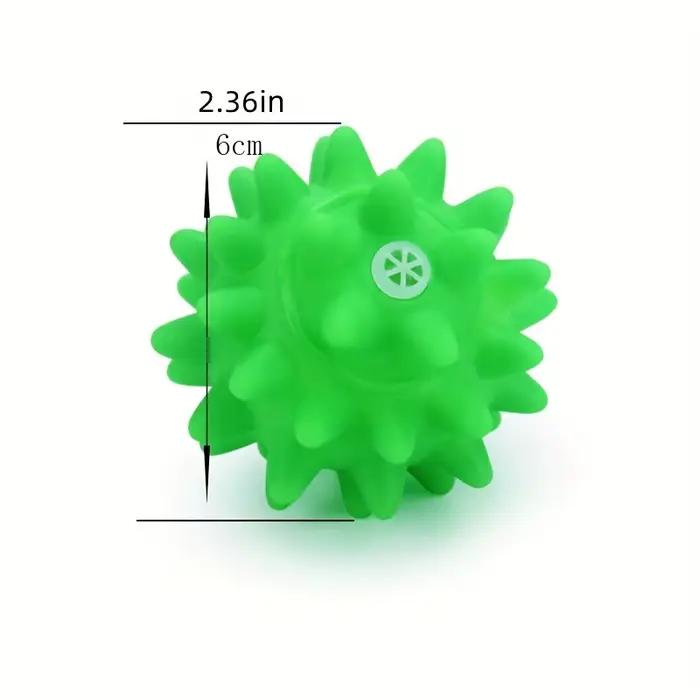 Jouet en caoutchouc coloré durable et résistant aux morsures - Parfait pour mâcher et jouer