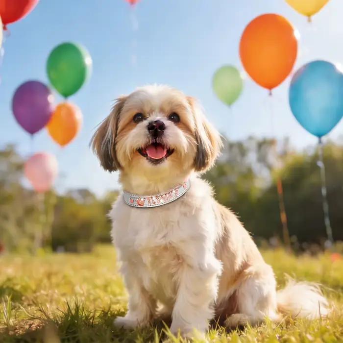 Collier personnalisé pour chien en cuir PU