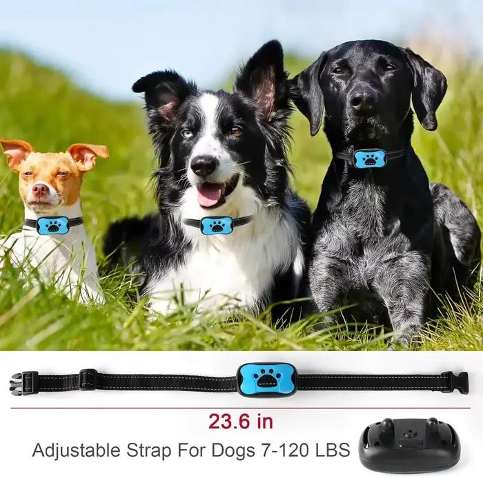 Nouveau dispositif Anti-aboiement chien de compagnie USB Rechargeable chiens collier d'entraînement ultrasons arrêter