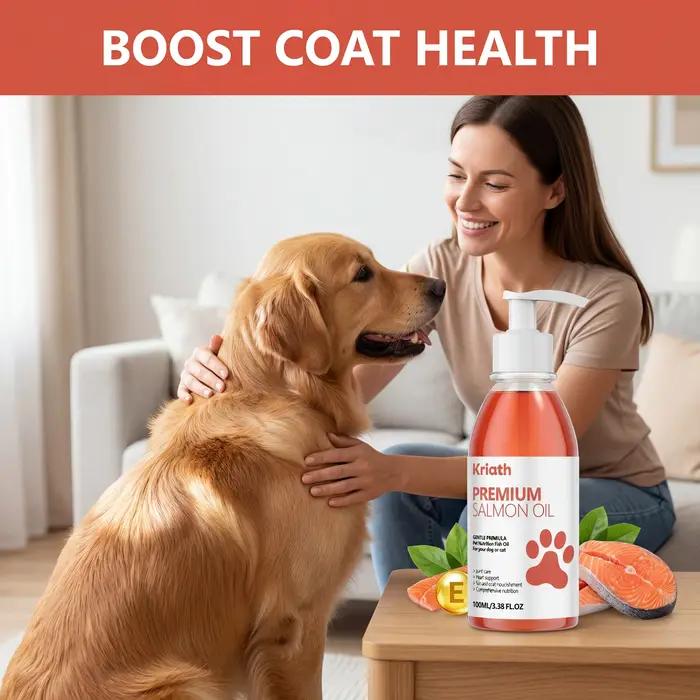 Huile de saumon naturelle pour animaux de compagnie