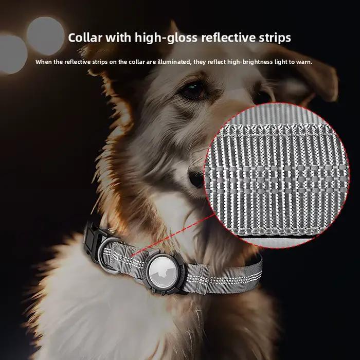 Collier pour chien Airtag avec étui AirTag étanche