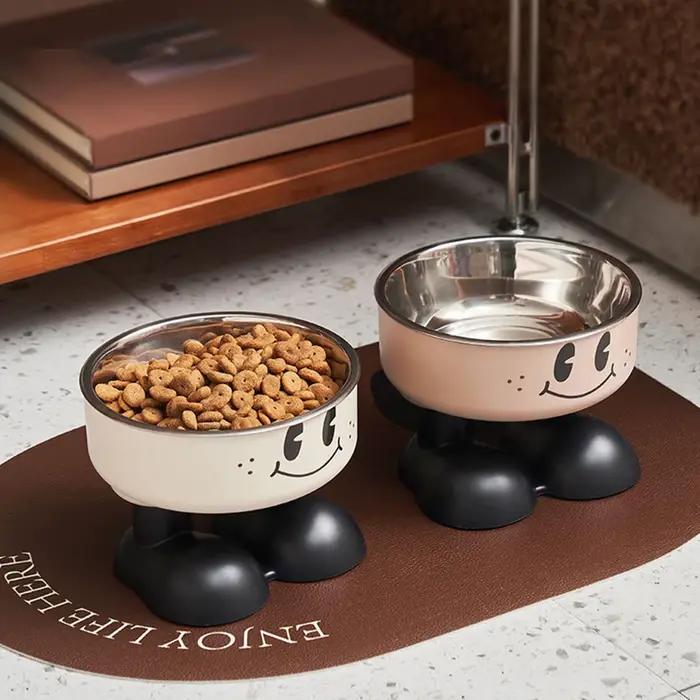 Bols surélevés pour chiens en acier inoxydable