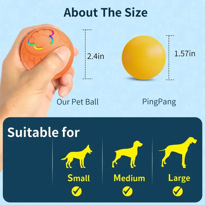 Balle jouet intelligente pour chien
