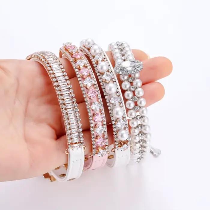 Collier de chien en strass