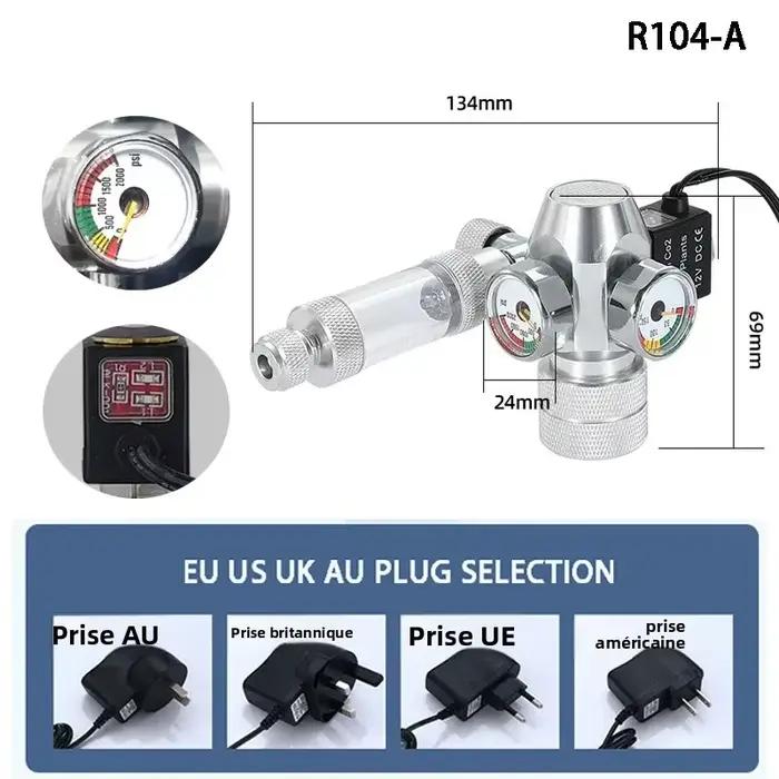 Régulateur de CO2 pour Aquarium AC100-240V