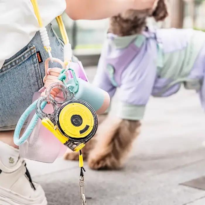 Laisse rétractable automatique pour petit chien