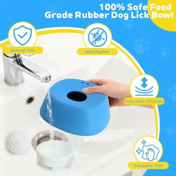 Gamelle anti-glouton liquide pour chien