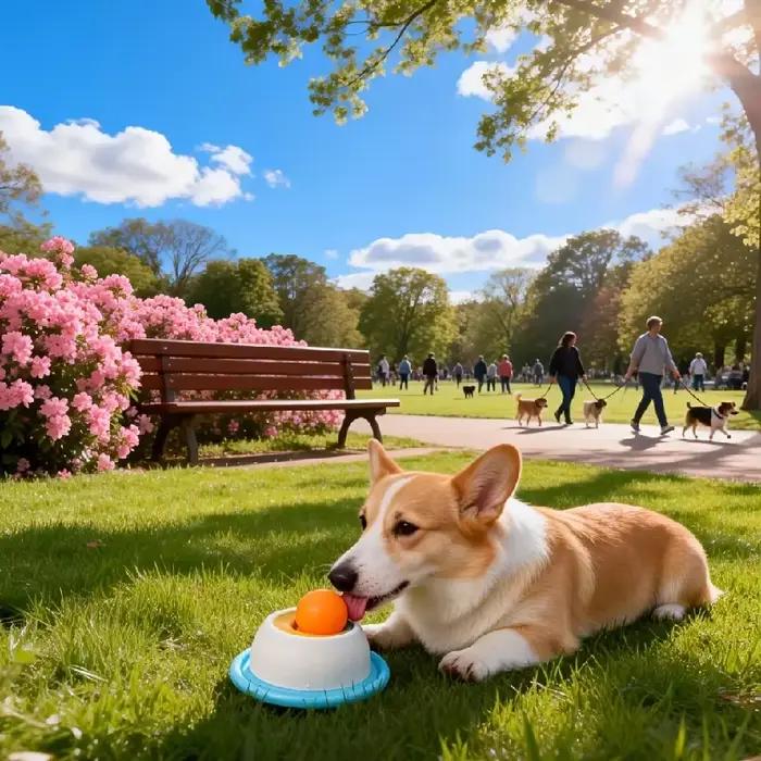Jouets interactifs pour chiens, distributeur de nourriture à alimentation lente pour l'entraînement des chiots, accessoire d'enrichissement pour la cage d'alimentation des chats