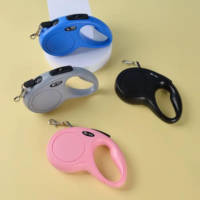 Laisse rétractable en Nylon solide pour chiots, 3m, 5m, pour petits et moyens chiens, chats, randonnée, chiot, ceinture pour Chihuahua, bouledogue français, fournitures