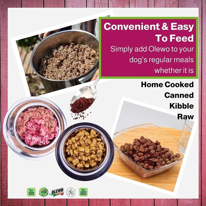 Olewo-Complément alimentaire déshydraté pour chiens