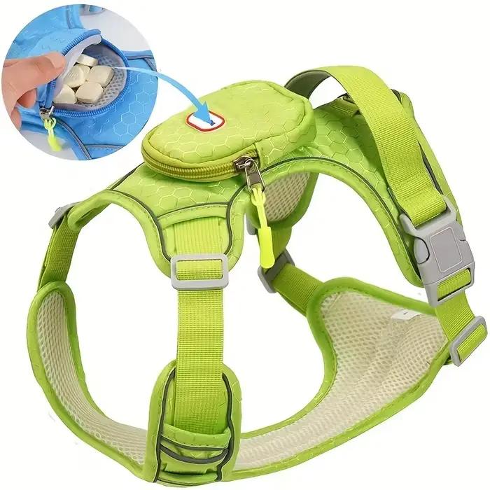 Harnais pour chien avec fixation pour sac à dos – Coupe confortable et respirante