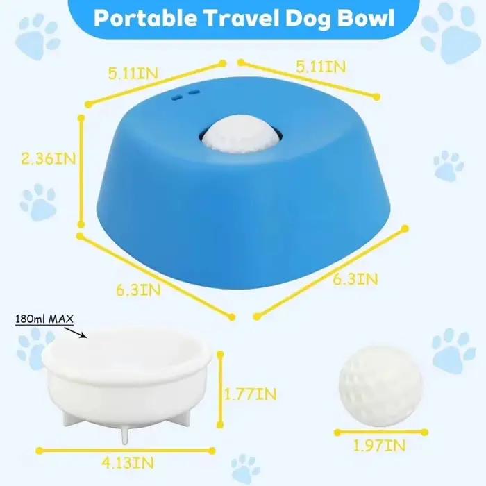 Gamelle anti-glouton liquide pour chien