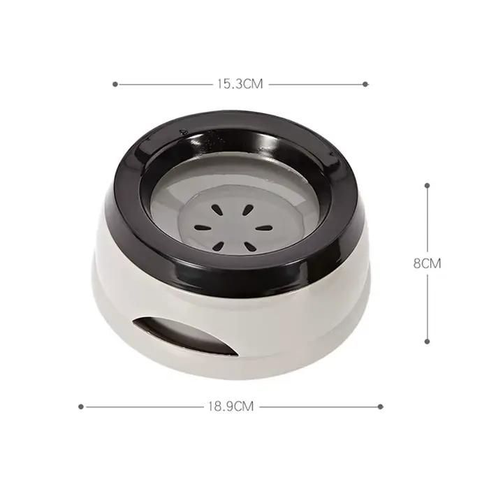 Bols flottants pour chiens de compagnie, bouche non mouillante, bol pour chat, sans déversement, distributeur d'eau potable, bol Portable en plastique pour chien, accessoires de Support