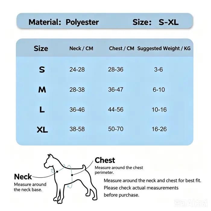 Nouveau harnais pour chien adapté aux chiens de petite et moyenne taille