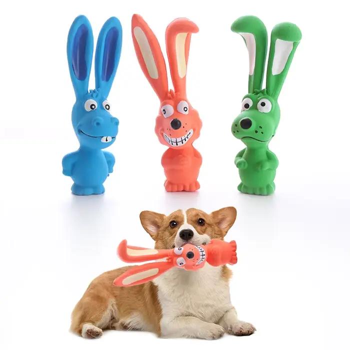 Jouet pour chien, lapin coquin, jouet à mâcher en latex