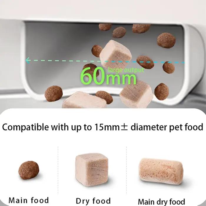 Furpipi mangeoire automatique pour chat avec caméra 1080p WiFi 8L facile à nettoyer Smartlife Tuya APP télécommande