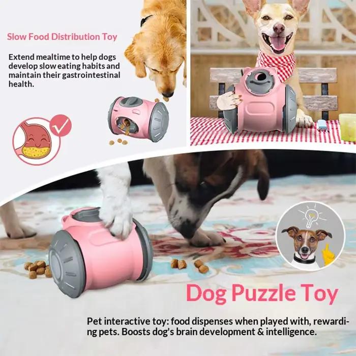 Jouet interactif pour chien anti-étouffement