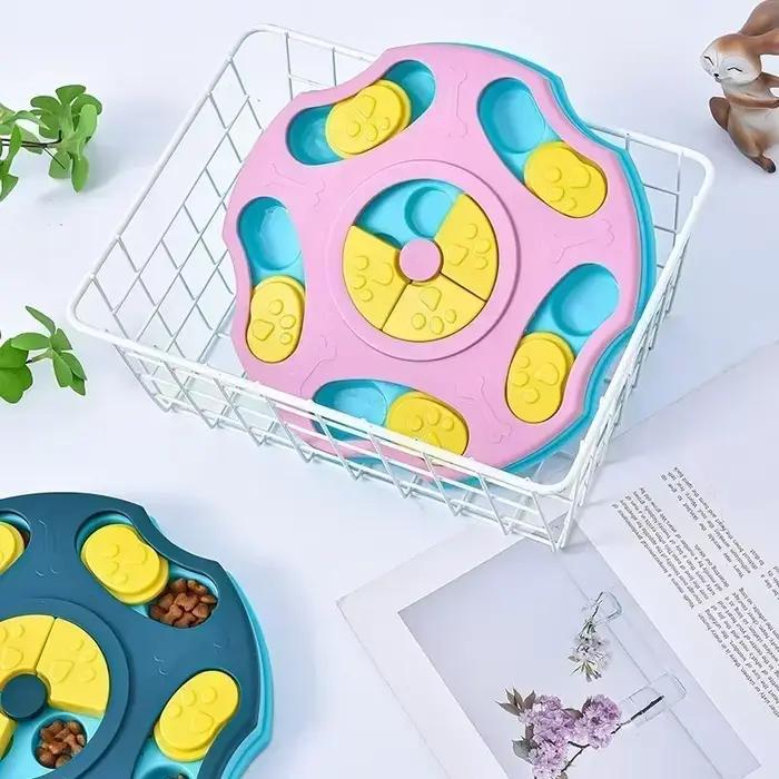 Jouets Puzzle pour chiens, mangeoire lente interactive, augmentation des chiots, distributeur de nourriture IQ, manger lentement, bol antidérapant, jeu d'entraînement pour animaux de compagnie, chat e