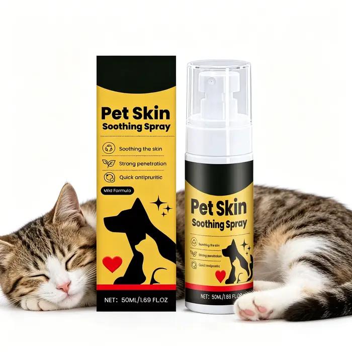 Nouveau Spray Apaisant pour Peau d'Animaux – Formule Douce Anti-Rougeurs et Non Irritante – Soulagement de la