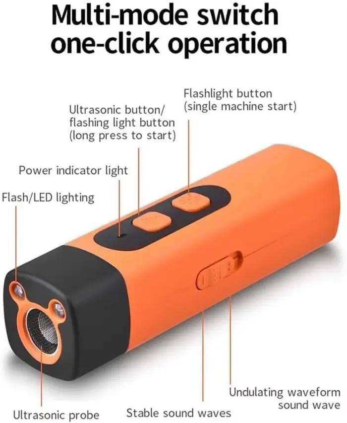 Dispositif de dressage ultrasonique rechargeable pour animaux de compagnie