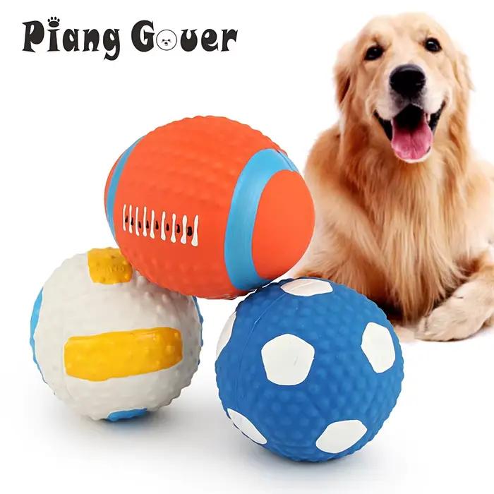 Ballon sonore de presse en latex pour animaux de compagnie