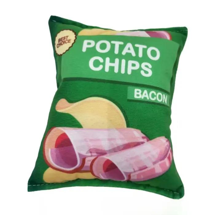 Jouet pour chien amusant en forme de sac de chips