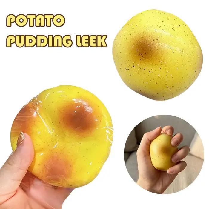 Jouet sensoriel souple en forme de pain de pomme de terre/pain flottant