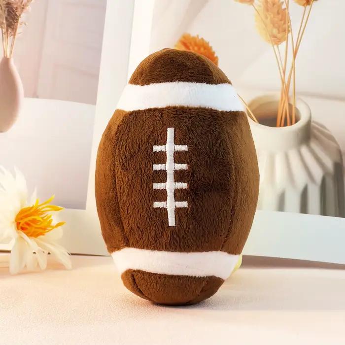 Jouet pour chien en forme de ballon de football et de rugby