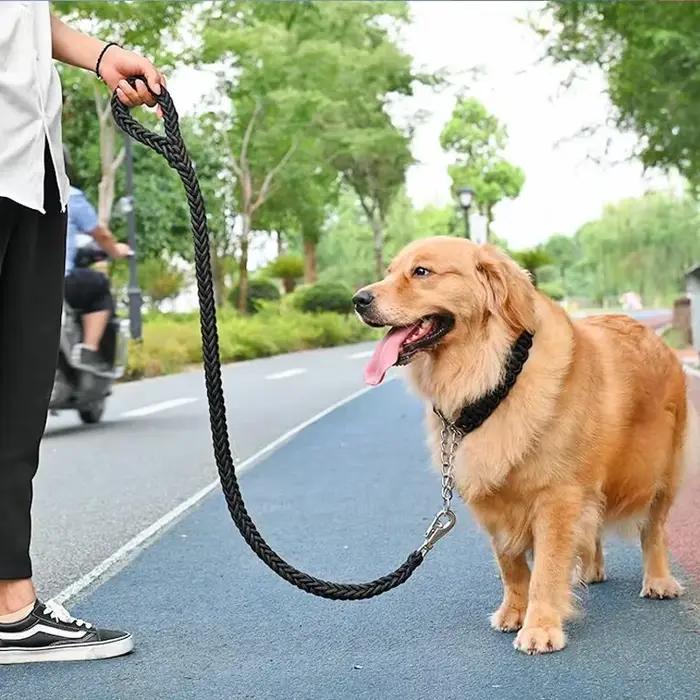 Laisse pour chien faite à la main de 4